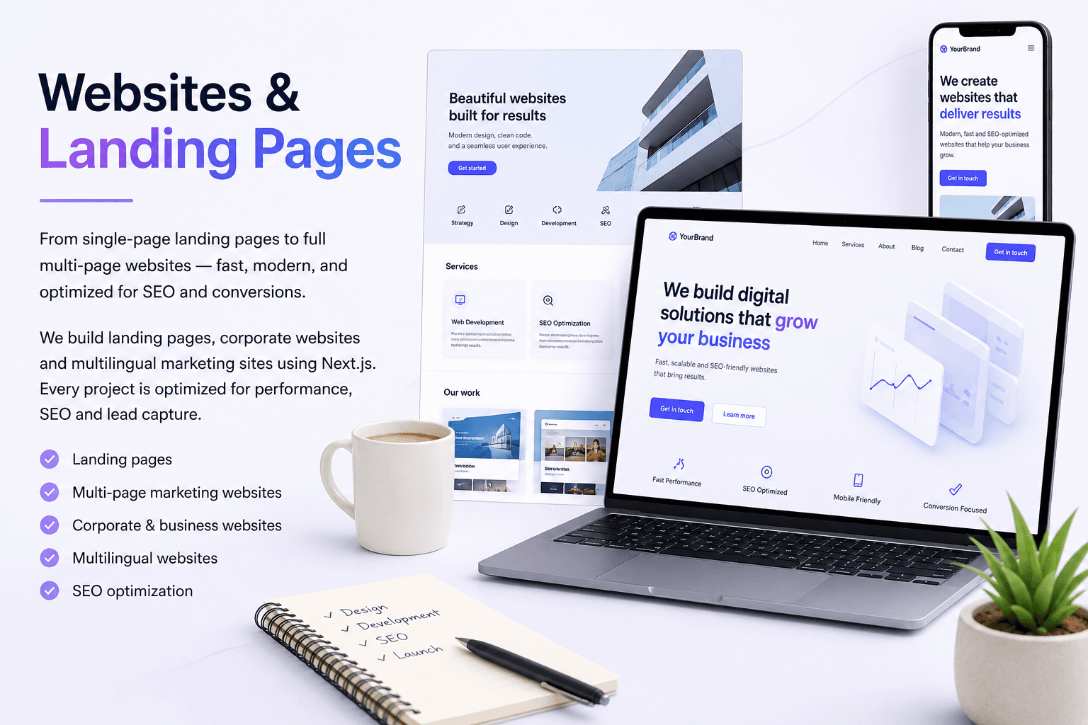 Weby & Landing Pages