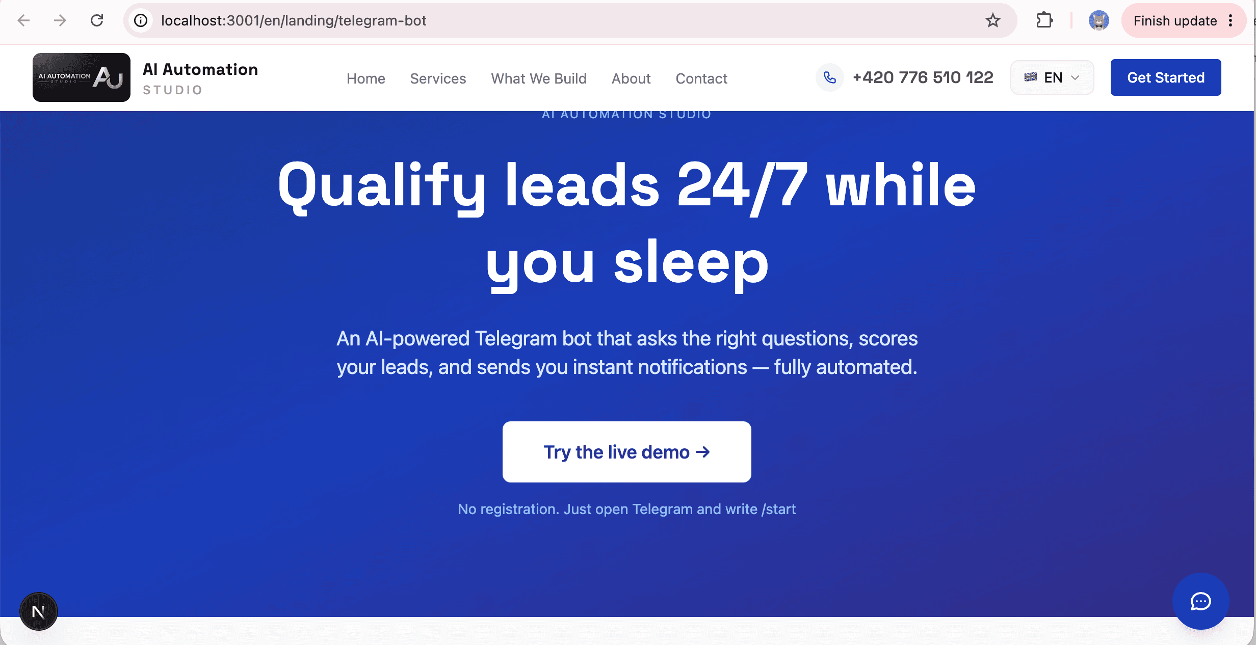 Landing Page