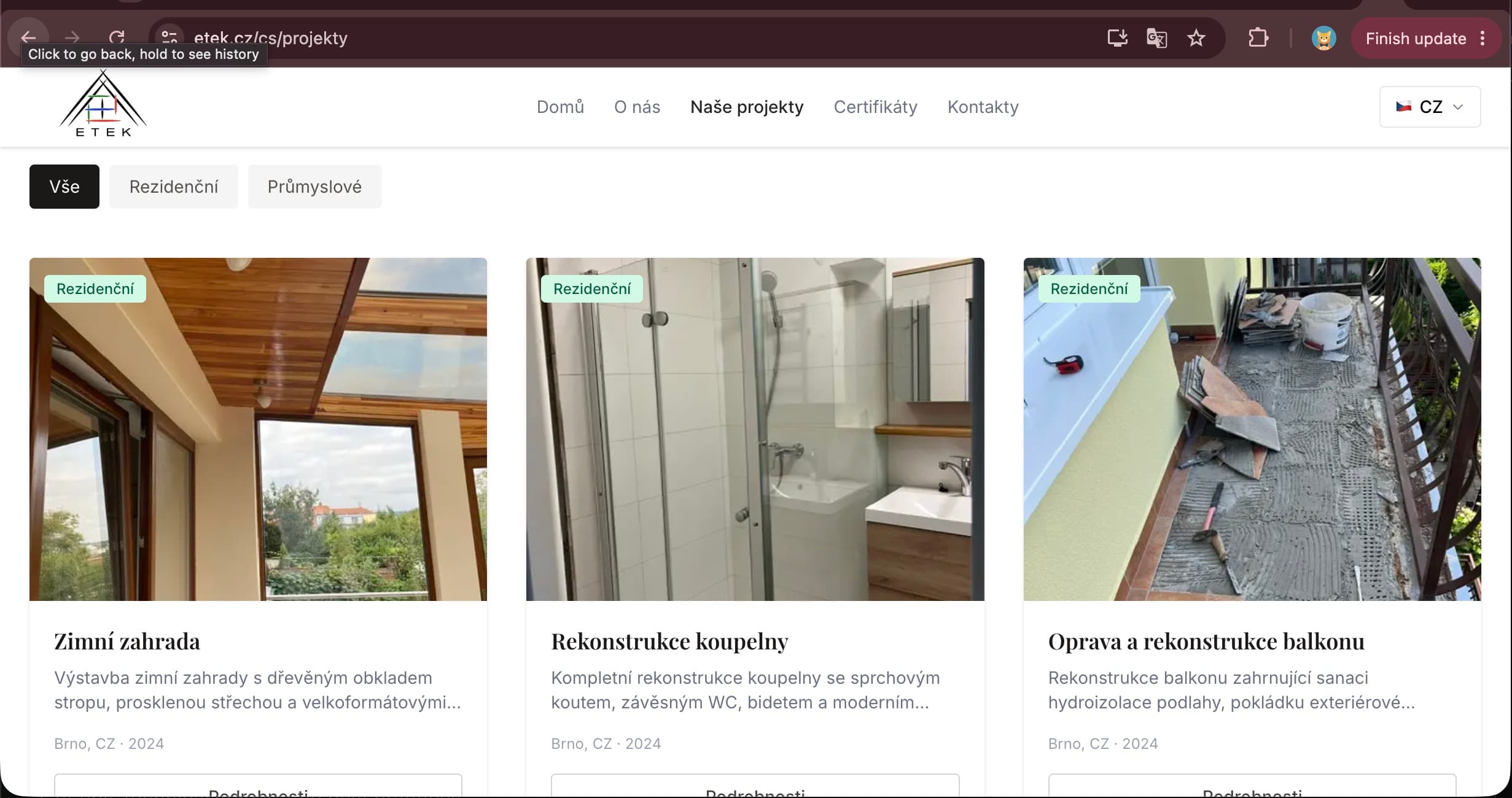 Marketing Website