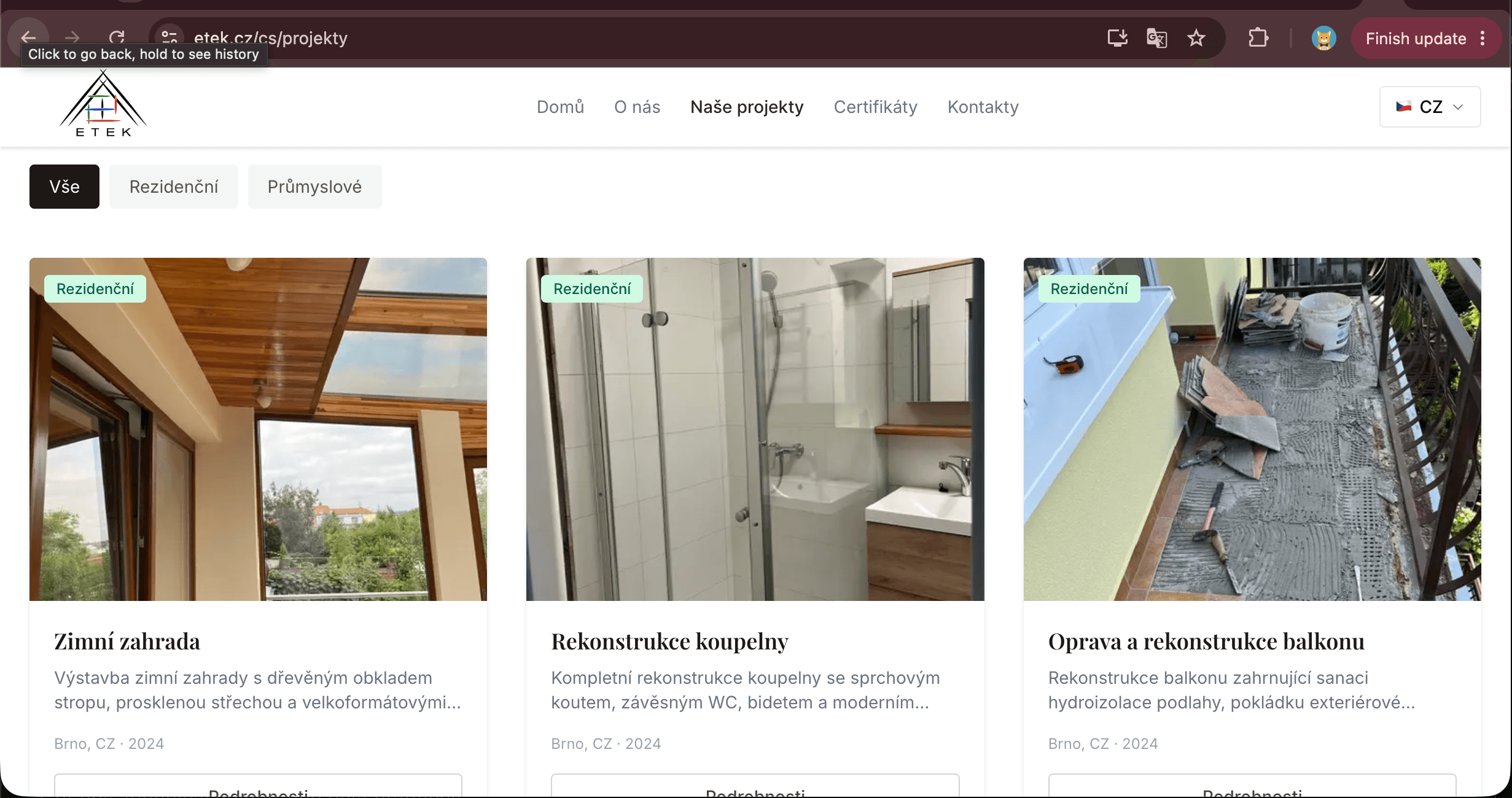 Marketing Website